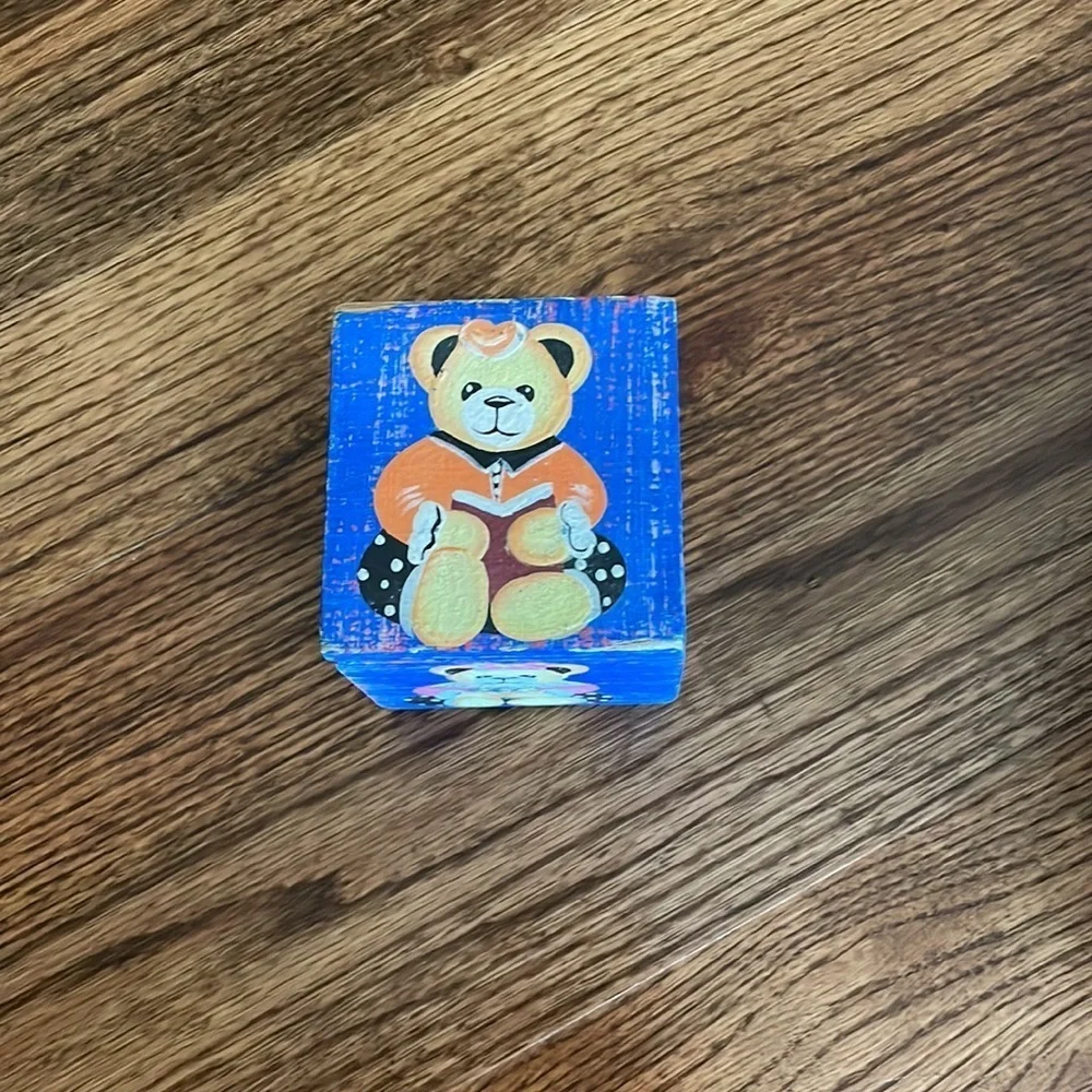 Set of blue bear bear nesting boxes (4 in total)